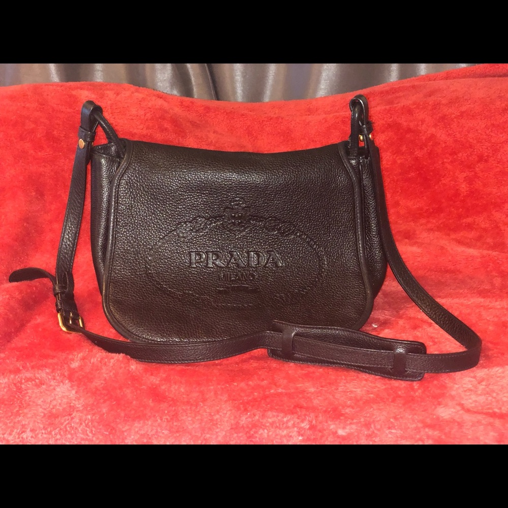 A Prada Milano crossbody purse (black) - Picture 6 of 6